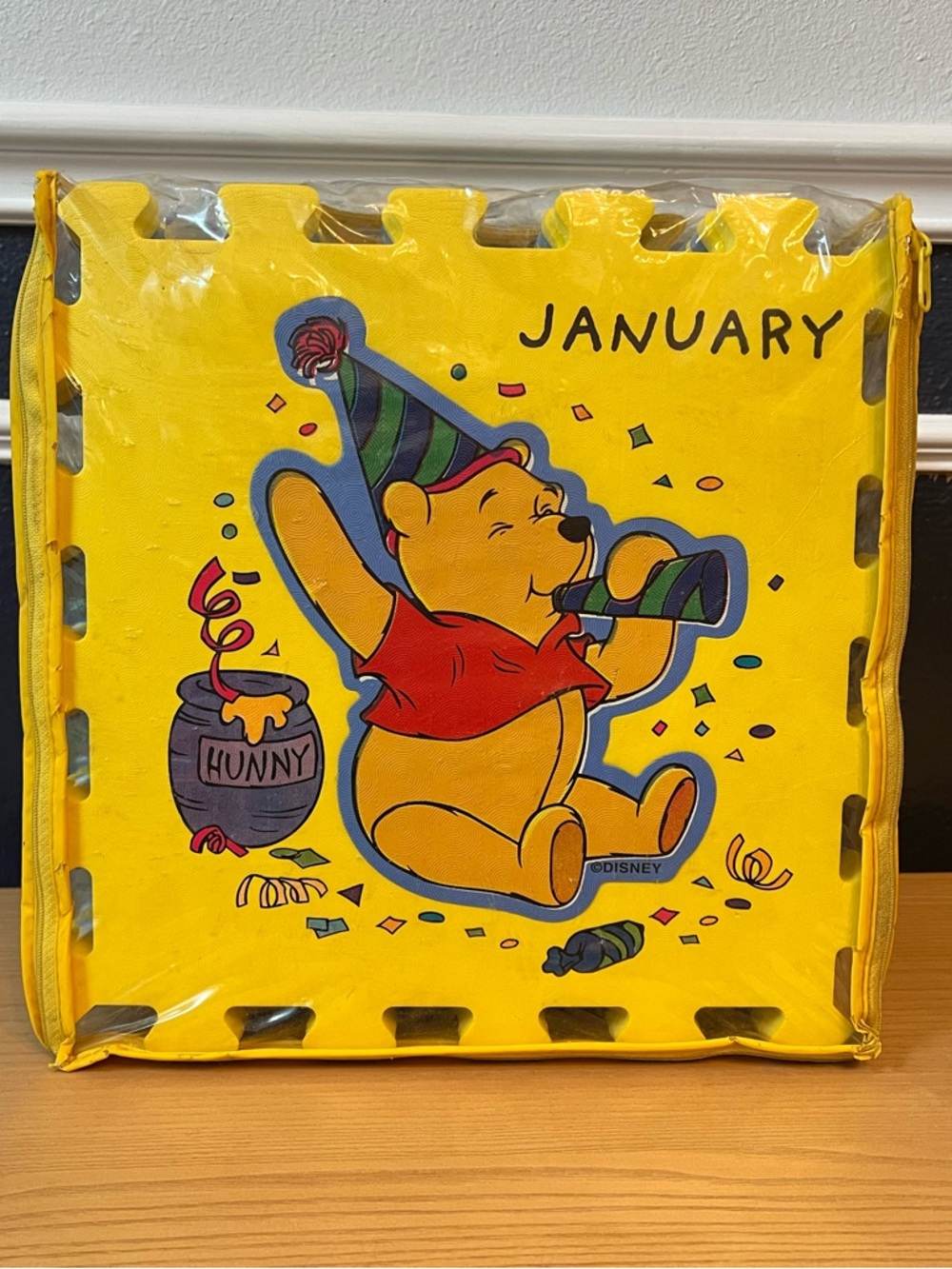 Vintage Winnie The Pooh Seasons Foam Play Floor Mat Puzzle Nursery